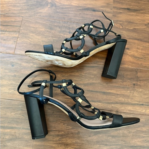 Kate Spade Black Strappy Dress Sandals-Elegant Party-Size11 - Picture 8 of 13